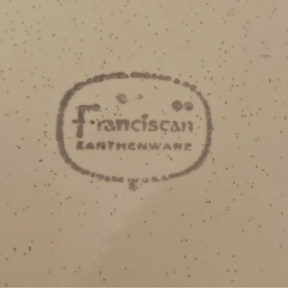 2 Franciscan Starburst Mid-Century Modern Dinner Plates - Picture 4 of 7